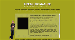 Desktop Screenshot of musikmacher-bremen.de