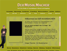 Tablet Screenshot of musikmacher-bremen.de